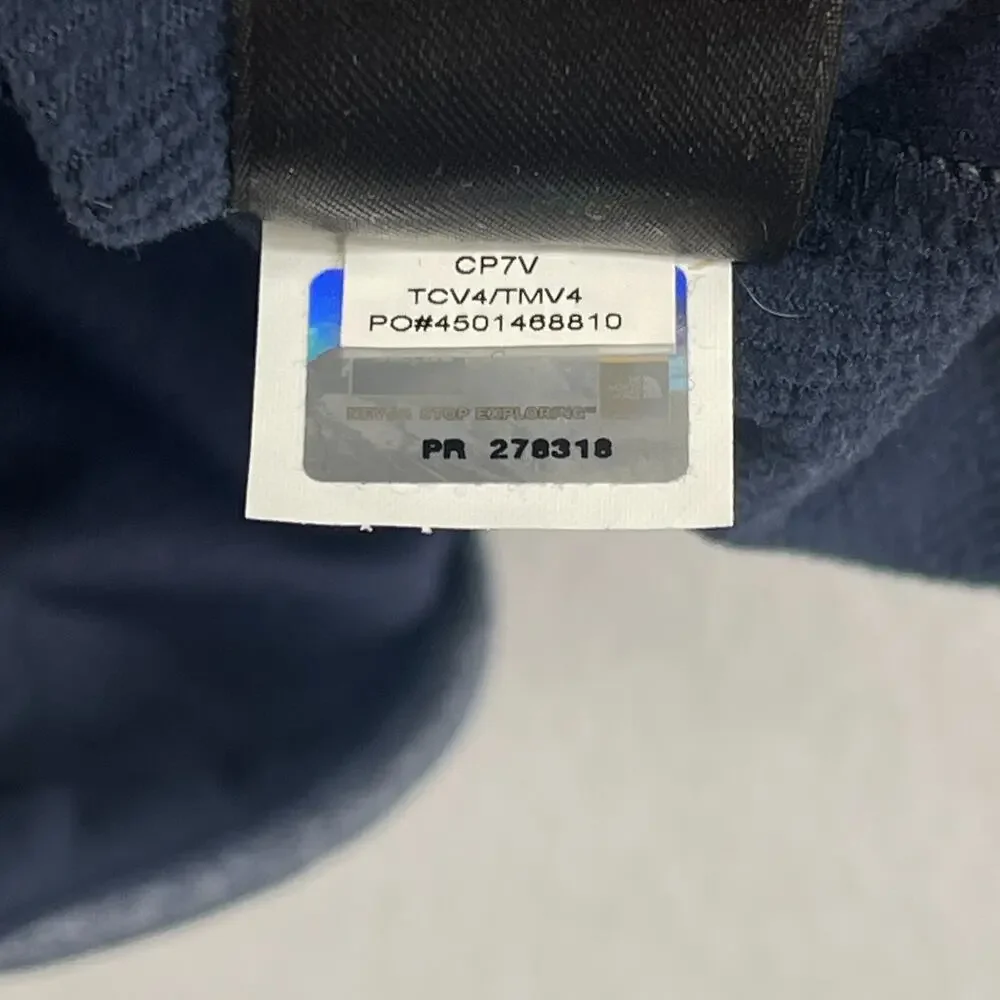 THE NORTH FACE Jacket Men L Canyonwall Windwall Softshell Fleece Grid Lined Blue